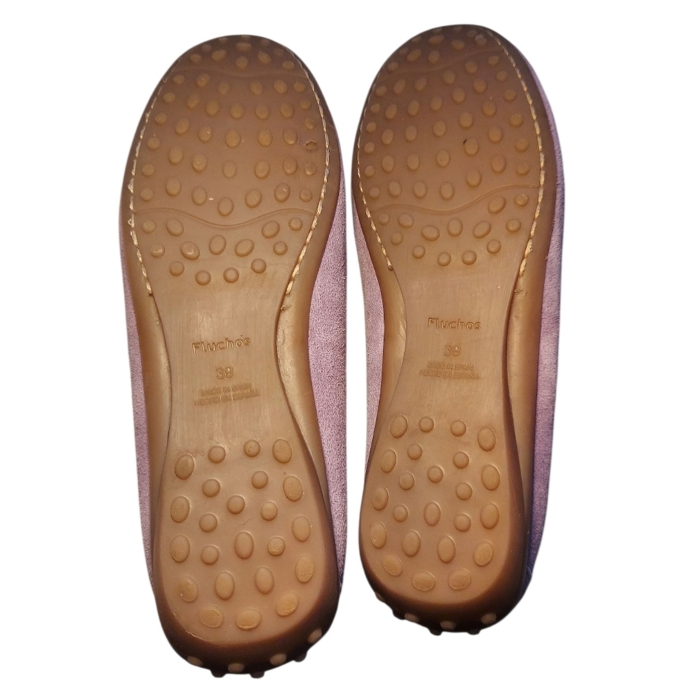Fluchos Bruni Lavender Suede Slip-On Loafer - Picture 9 of 10